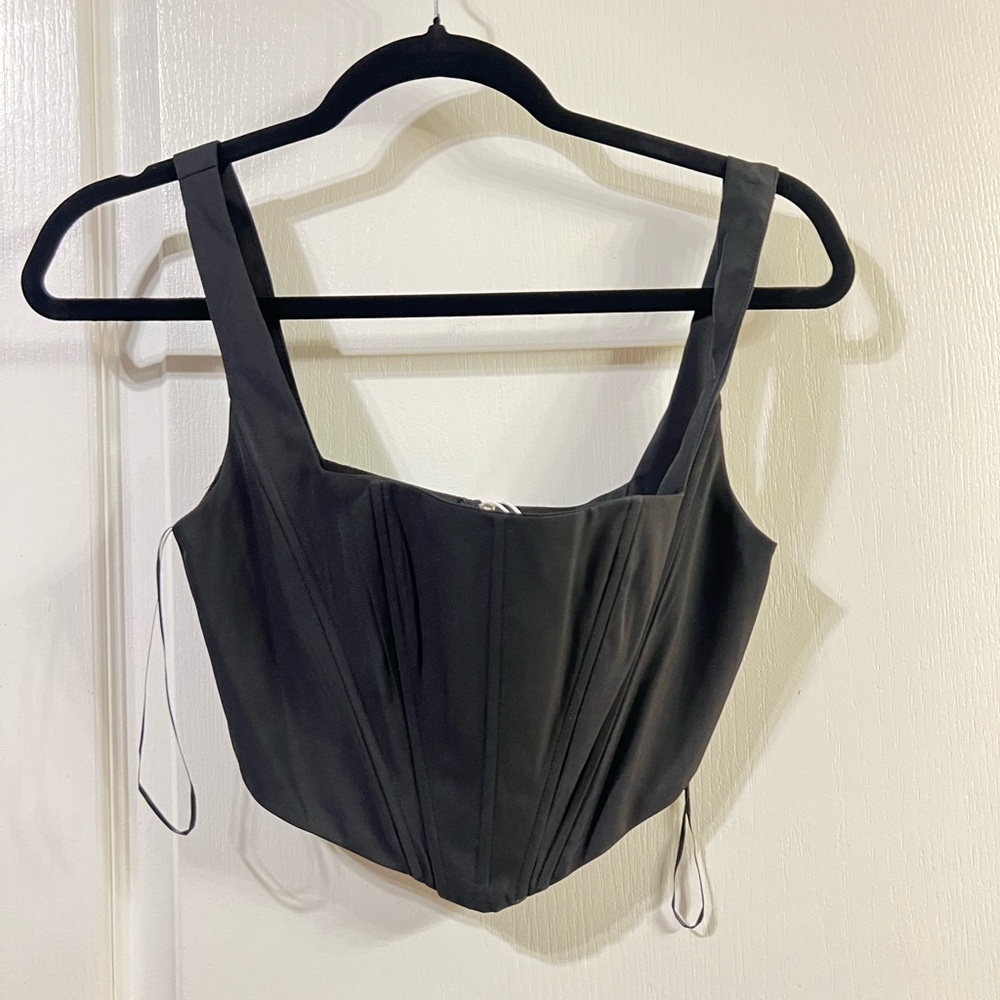 size 4 princess polly black 2 piece set